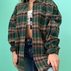 Rainforest Green Flannel